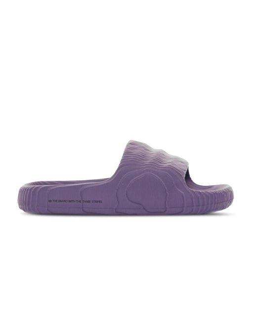 Ciabatte adilette 22 viola di Adidas in Purple da Uomo