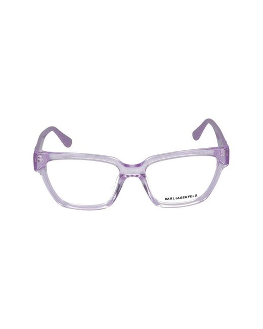 Karl Lagerfeld Purple Glasses