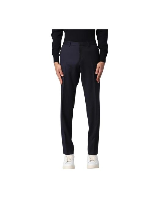 Slim-Fit Trousers di HUGO in Blue da Uomo