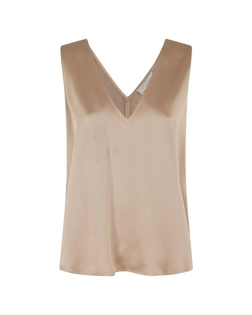 Antonelli Natural Sleeveless Tops