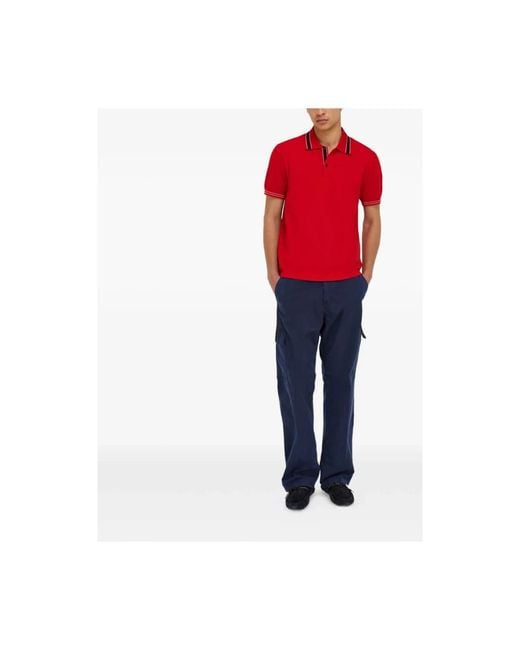 Ferragamo Red Polo Shirts for men