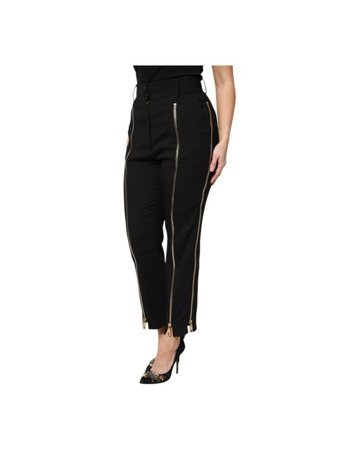 Dolce & Gabbana Black Slim-Fit Trousers