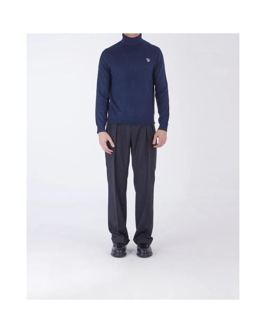 Paul Smith Blue Turtlenecks for men