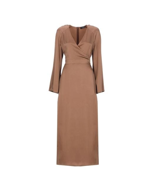 Fabiana Filippi Brown Maxi Dresses