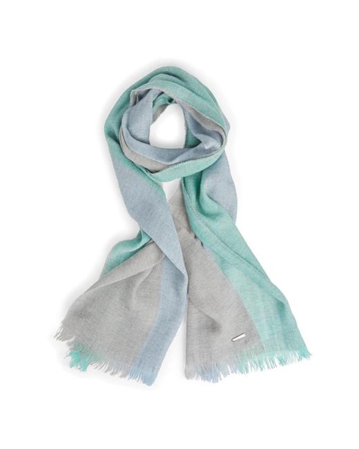 Marc Cain Blue Chicer Schal Aus Leinenmischung