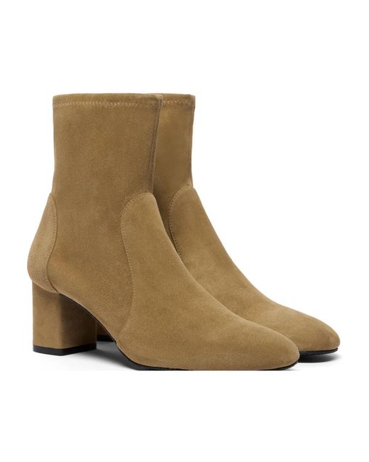 Stuart Weitzman Brown Heeled Boots