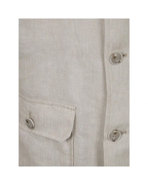 Barba Napoli Gray Light Jackets for men