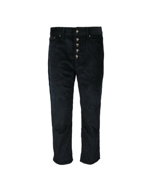 Dondup Black Straight Fit Jeans