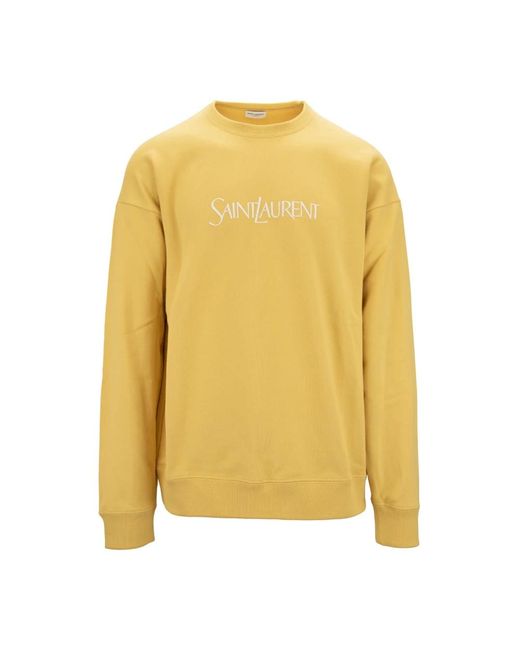 Saint Laurent Sweatshirts in het Yellow voor heren