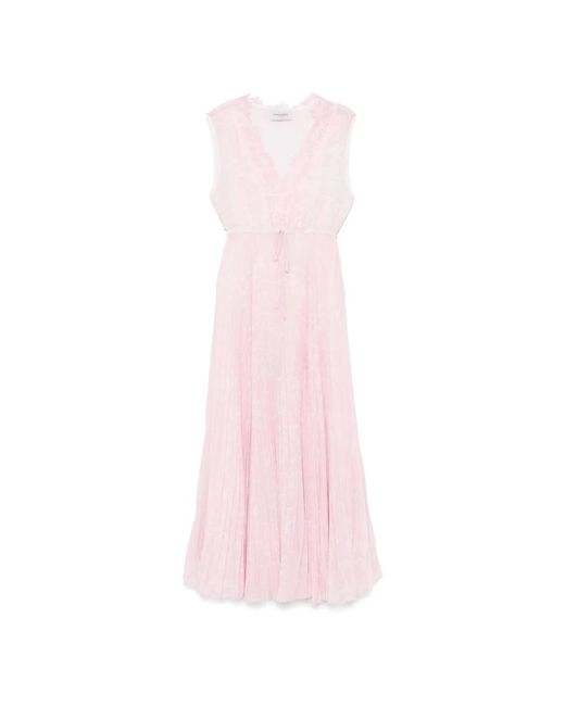 Midi Dresses Ermanno Scervino en coloris Pink
