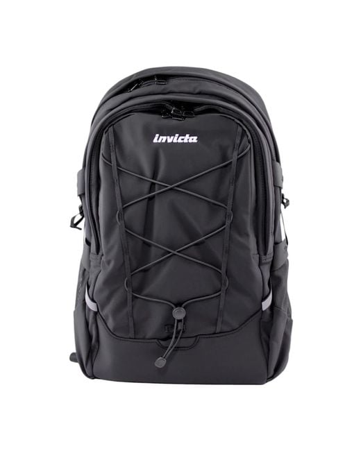 INVICTA WATCH Black Backpacks for men