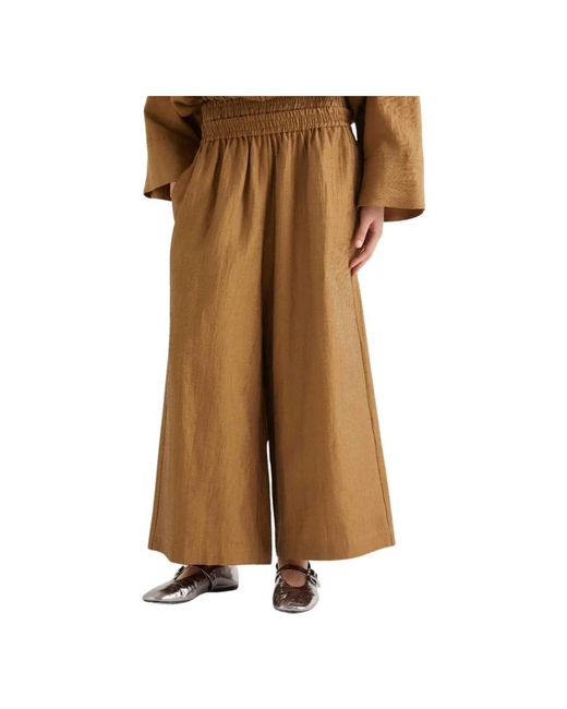 MEIMEIJ Brown Wide Trousers