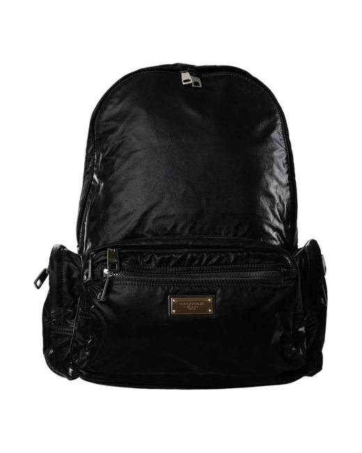 Dolce & Gabbana Black Backpacks