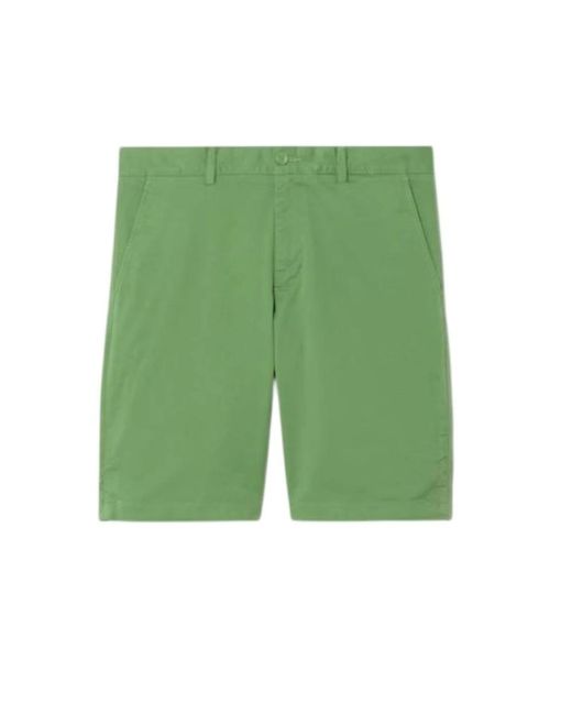 Lacoste Green Casual Shorts for men