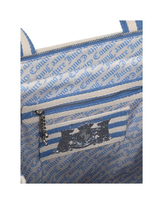 Juicy Couture Blue Blaue shopper tasche eleganter stil