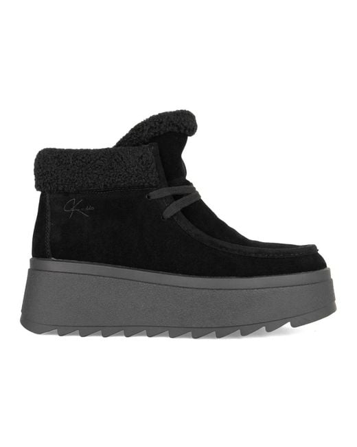 Keddo Black Ankle Boots