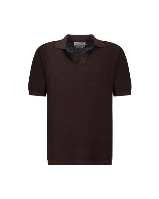Mc2 Saint Barth Black Polo Shirts for men
