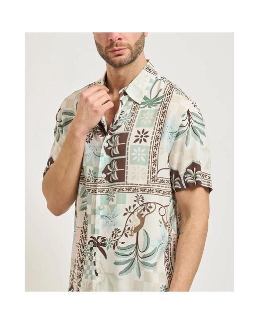Guess Multicolor Short Sleeve Shirts for men