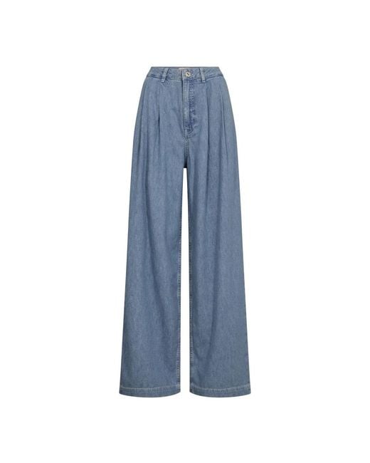 Mos Mosh Blue Wide Jeans