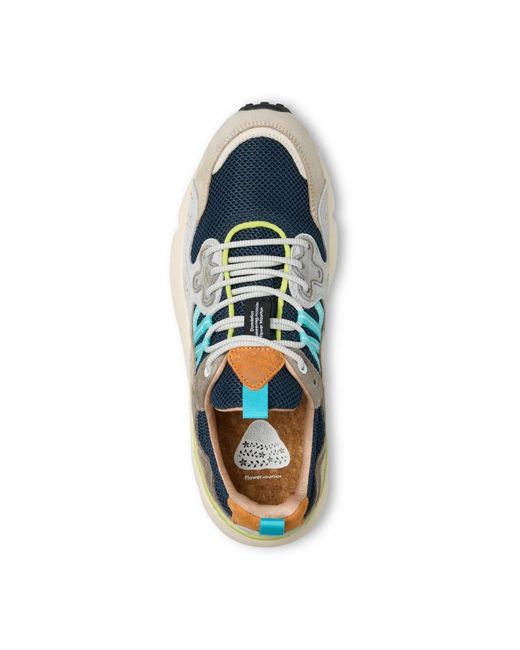Flower Mountain Blue Sneakers for men