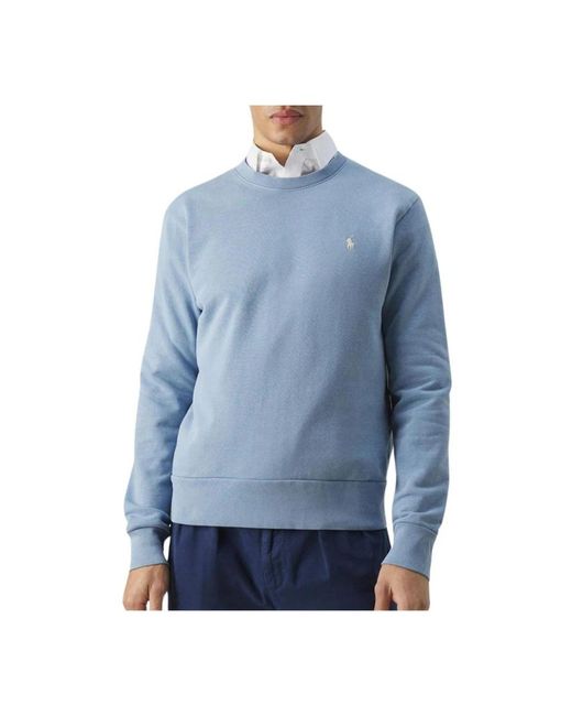 Ralph Lauren Blaues langarm-sweatshirt in Blue für Herren