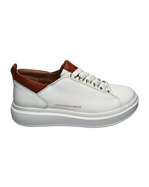 Alexander Smith White Sneakers for men