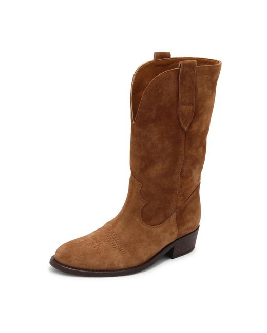 Via Roma 15 Brown High Boots