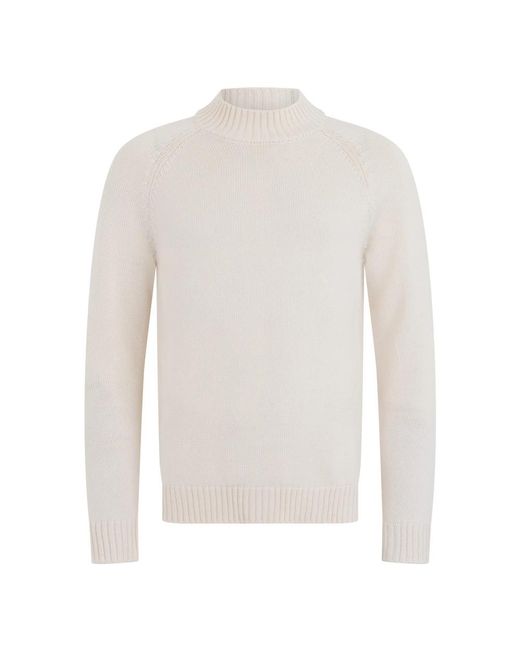 Slowear White Round-Neck Knitwear for men