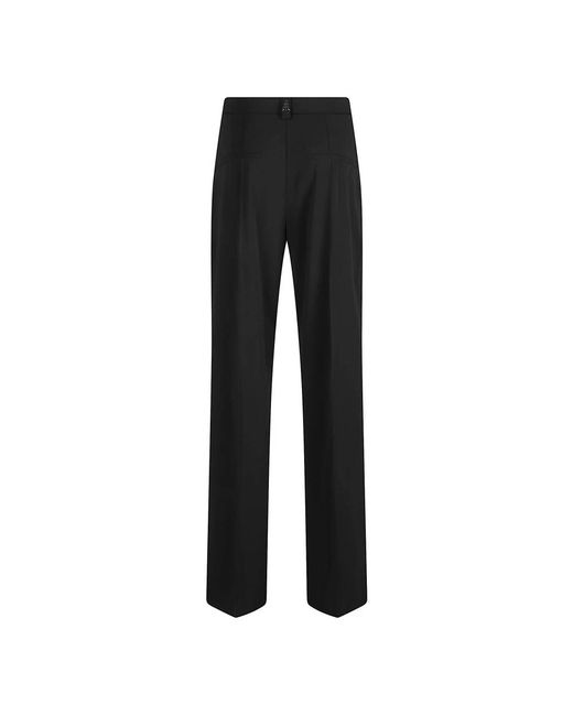 Patrizia Pepe Black Wide Trousers