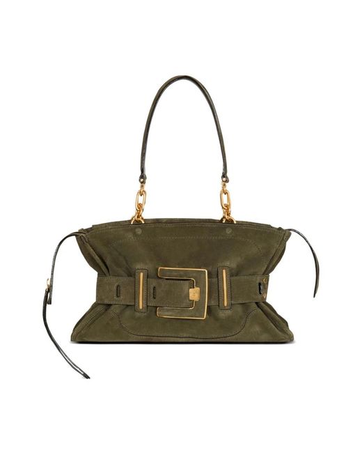 Balmain Green Shopping Bags