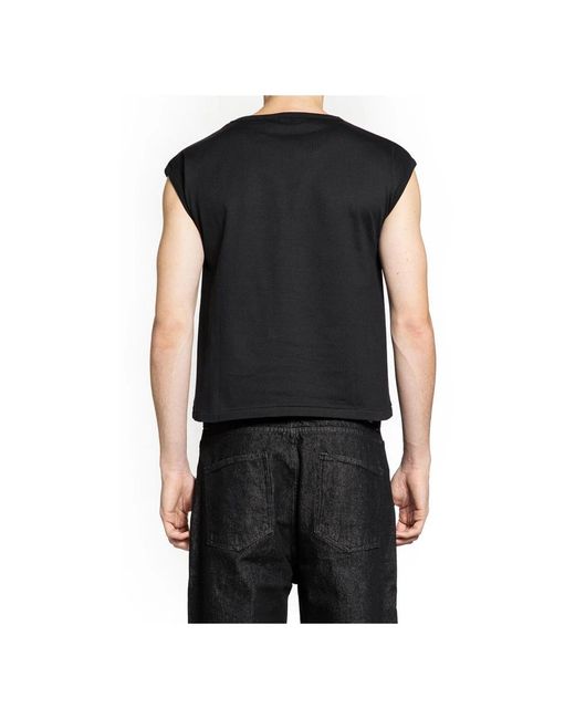 Second/Layer Tops ,Zwart ,Katoen Crail Tap Tee in het Black voor heren