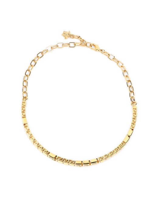 Versace Metallic Greca Choker