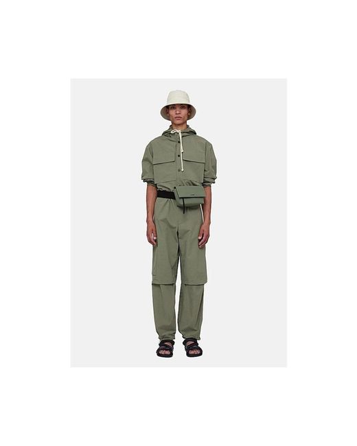 Jil Sander Jassen ,Groen ,Katoen Oversized Katoenen Blouse in het Green voor heren