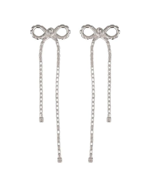 Self-Portrait White Earrings
