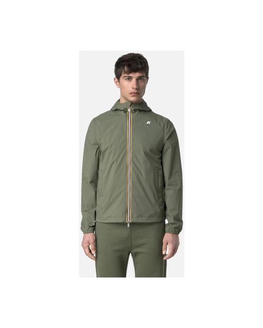 K-Way Green Rain Jackets for men