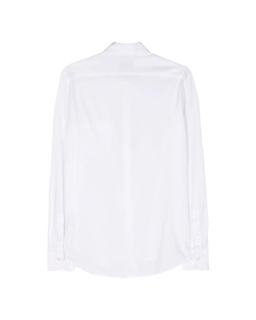 Paul & Shark Baumwollhemd mit brusttasche in White für Herren