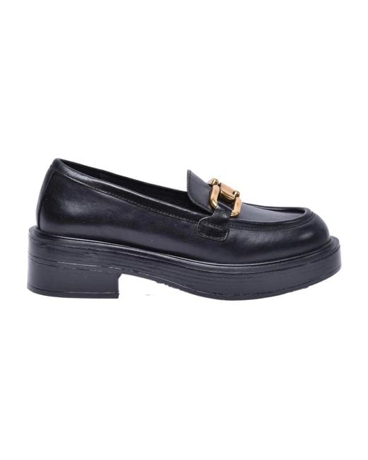 Emanuélle Vee Blue Loafers
