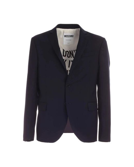 Moschino Blue Blazers for men