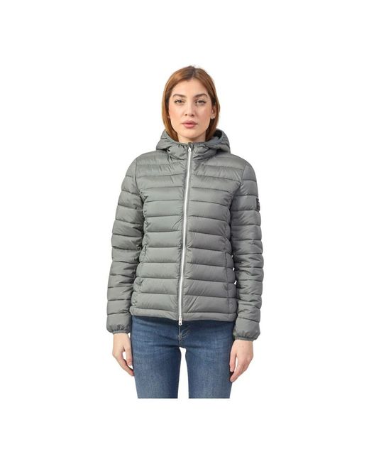 Ecoalf Gray Wendbare graue jacke atlantic stil