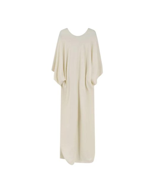 Alberta Ferretti Natural Maxi Dresses