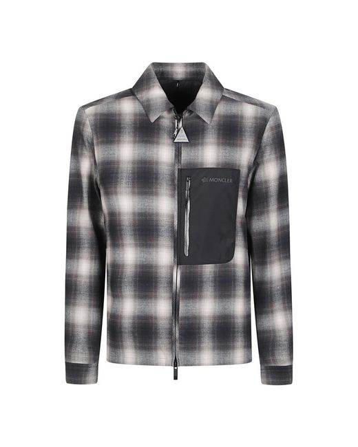 Moncler Cornisello Shirt Jacket in het Gray voor heren