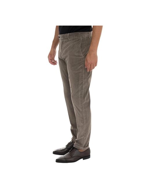 Slim-Fit Trousers BERWICK  1707 de hombre de color Gray