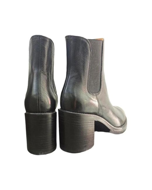 Alberto Fasciani Black Heeled Boots