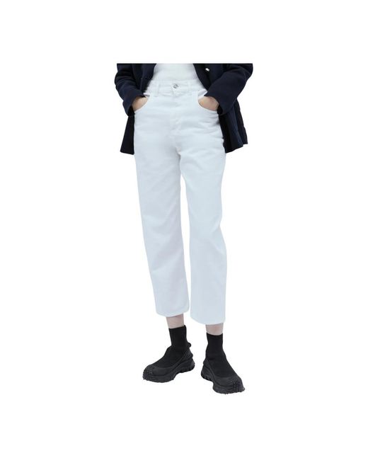 Moncler Blue Cropped Jeans