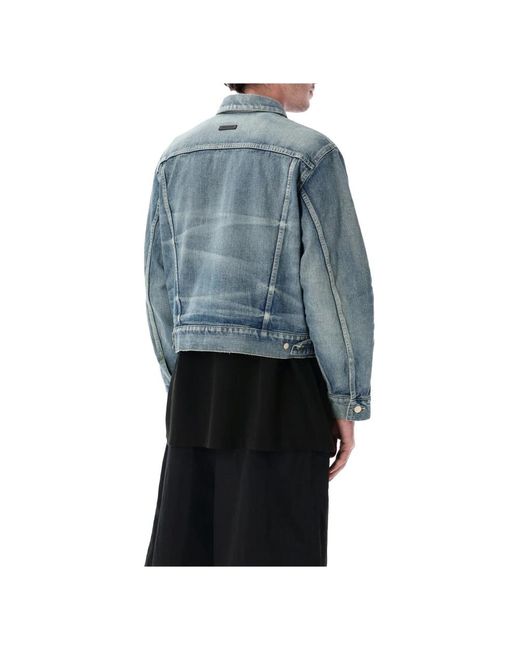 Fear Of God Blue Denim Jackets for men