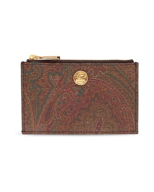 Etro Brown Wallets & Cardholders