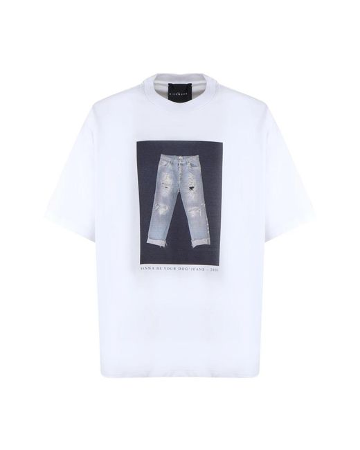 John Richmond Blue T-Shirts for men