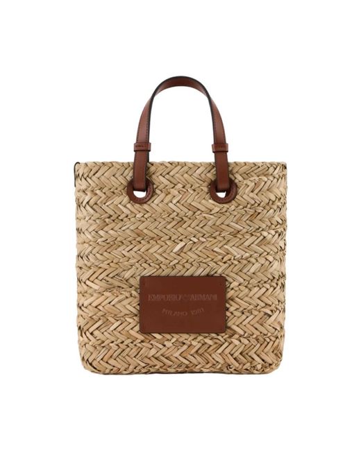 Emporio Armani Brown Handbags