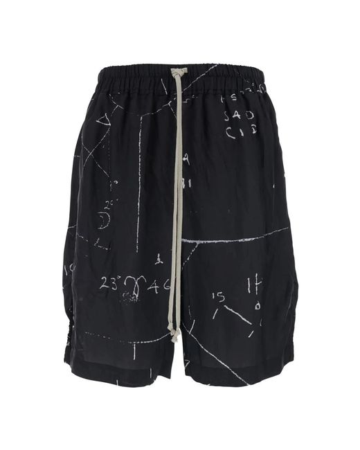 Rick Owens Black Casual Shorts for men