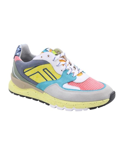 Floris Van Bommel Blue Sneakers for men